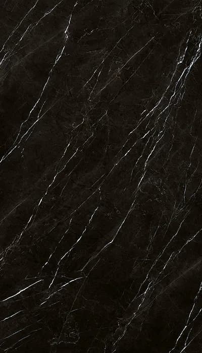Nero Marquinia — large-format marble-effect surface