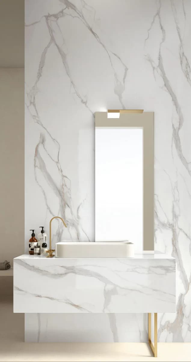 Calacatta Oro installed