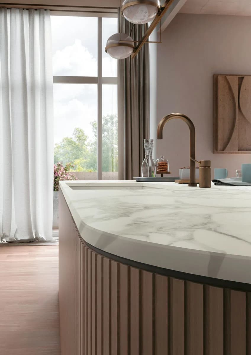 Calacatta Magnifico installed