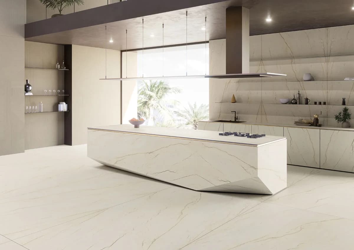 Calacatta Brasile installed